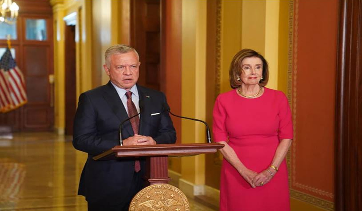 King of Jordan Meets US House Speaker
